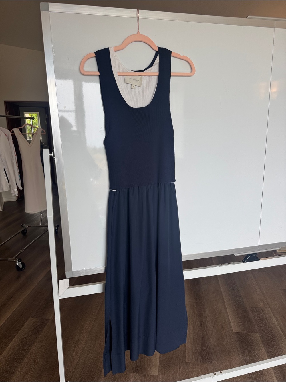 Brochu Walker Navy Scoop-Neck Sleeveless Maxi Dress